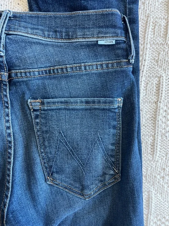 MOTHER The Mid Rise Dazzler Ankle in Pardon My French Sz 26 - Picture 15 of 16